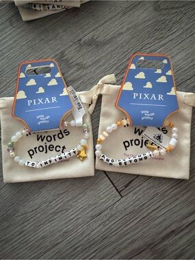 Pixar x Little Words Project 'To Infinity and Beyond' Beaded Bracelet